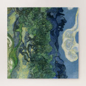 Olivenbäume nach Van Gogh Gemälde Art Puzzle (Horizontal)
