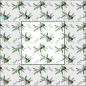 Olivenbäume Stoff (Kachel)