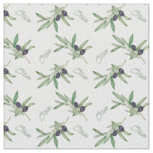 Olivenbäume Stoff (Nahaufnahme)