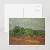 Olivenbäume, Van Gogh Postkarte (Vorne/Hinten)