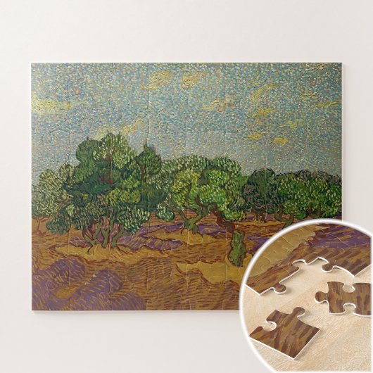 Olivenbäume, Van Gogh Puzzle