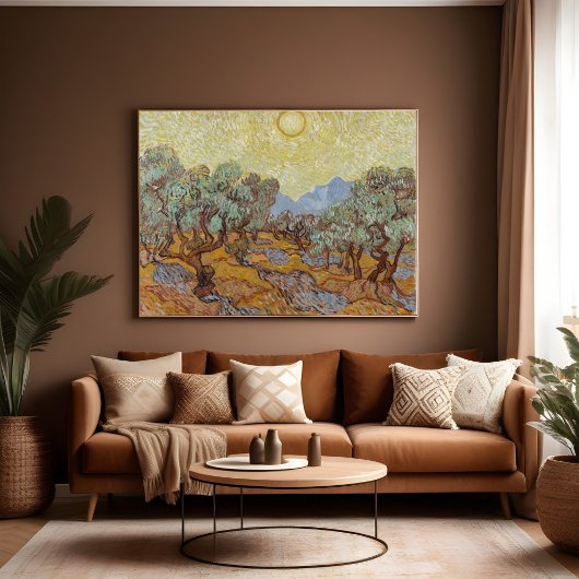 Olivenbäume, Vincent van Gogh Poster