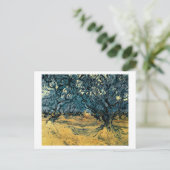 Olivenbäume, Vincent van Gogh Postkarte (Stehend Vorderseite)