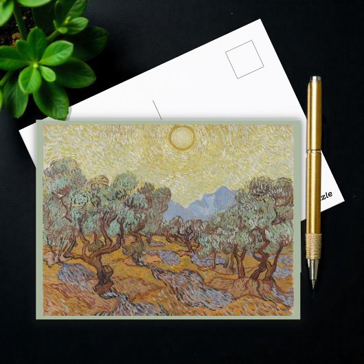 Olivenbäume, Vincent van Gogh Postkarte
