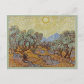 Olivenbäume, Vincent van Gogh Postkarte (Vorderseite)