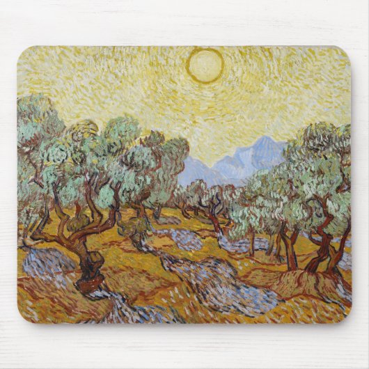 Olivenbäume Vincent van Goghs |, 1889 Mousepad (Vorne)