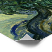 Olivenbäume von Van Gogh Poster (Ecke)