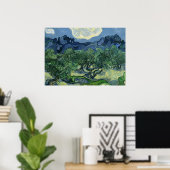 Olivenbäume von Van Gogh Poster (Heimbüro)