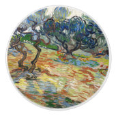 Olivenbäume von Vincent Van Gogh Keramikknauf (Vorderseite)