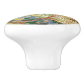 Olivenbäume von Vincent Van Gogh Keramikknauf (Seitenansicht)