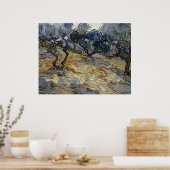 Olivenbäume von Vincent Van Gogh Poster (Küche)