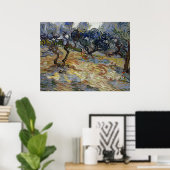 Olivenbäume von Vincent Van Gogh Poster (Heimbüro)