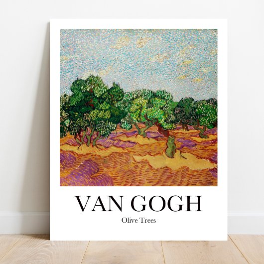 Olivenbäume von Vincent Van Gogh Poster