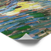Olivenbäume von Vincent van Gogh Poster (Ecke)
