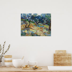 Olivenbäume von Vincent van Gogh Poster