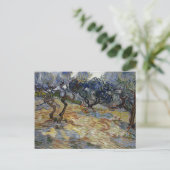 Olivenbäume von Vincent Van Gogh Postkarte (Stehend Vorderseite)