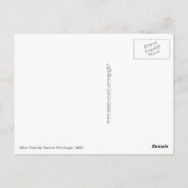 Olivenbäume von Vincent Van Gogh Postkarte (Rückseite)