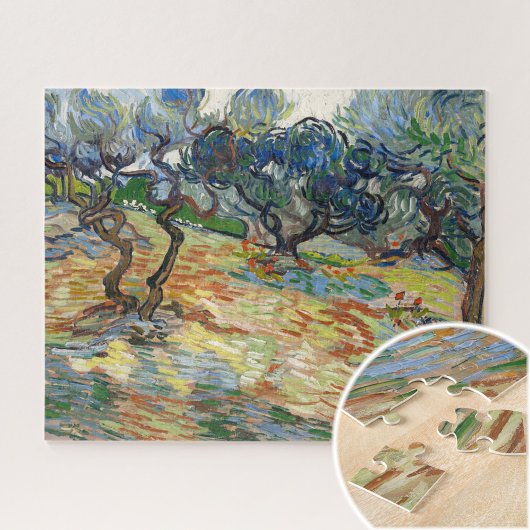 Olivenbäume von Vincent Van Gogh Puzzle