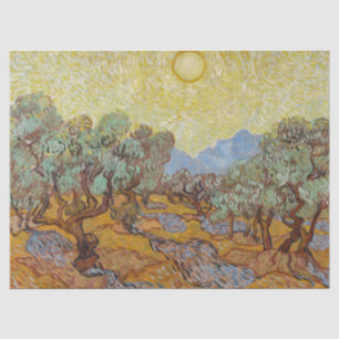 Olivenbäume von Vincent van Gogh Seidenpapier