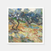Olivenbäume von Vincent Van Gogh Serviette (Vorderseite)
