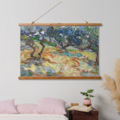 Olivenbäume von Vincent Van Gogh Wandteppich Mit Holzrahmen (Schlafzimmer)