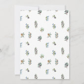 Olivenbäume Zweige boho Hochzeit Tischnummern (Rückseite)