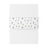 Olivenbäume Zweige Boho Wedding Belly Band Toskana (Rückseitenbeispiel)