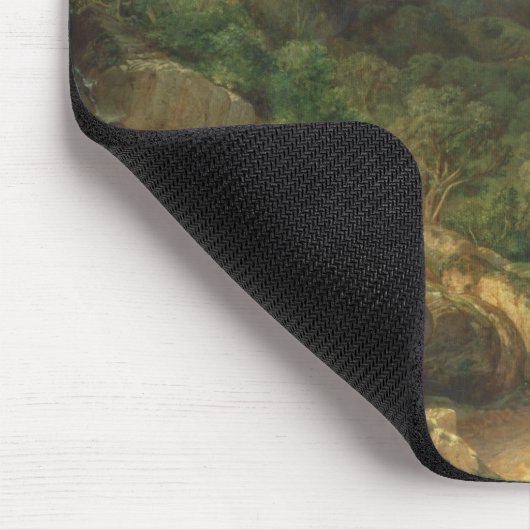 Olivenbaumgruppen bei Varenna, See Como, Italien, Mousepad (Ecke)