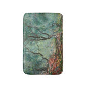 Olivenbaumholz im Moreno Gardens (von Monet) Badematte (Vorderseite Vertikal)