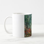 Olivenbaumholz im Moreno Gardens (von Monet) Kaffeetasse (Links)