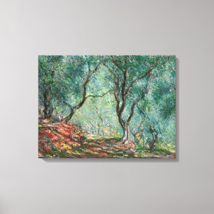 Olivenbaumholz im Moreno Gardens (von Monet) Leinwanddruck