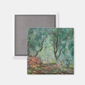 Olivenbaumholz im Moreno Gardens (von Monet) Magnet (Vorderseite/Rückseite)