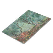 Olivenbaumholz im Moreno Gardens (von Monet) Notizblock (angewinkelt)