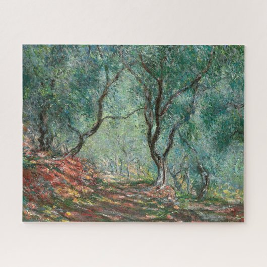 Olivenbaumholz im Moreno Gardens (von Monet) Puzzle (Horizontal)