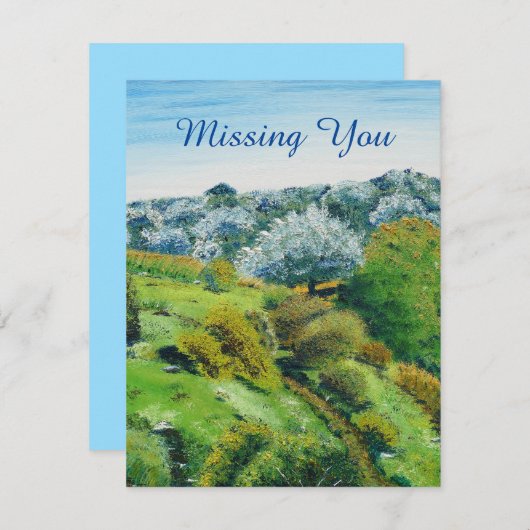 Olivenbaumkarte (Vorne/Hinten)