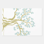 Olivenbaumskizze Geschenkpapier Set (Vorderseite 2)