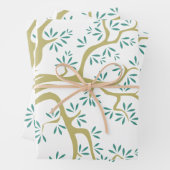 Olivenbaumskizze Geschenkpapier Set (Beispiel)