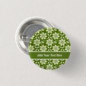 Olivenblüten- Wiederholung Button (Vorne & Hinten)
