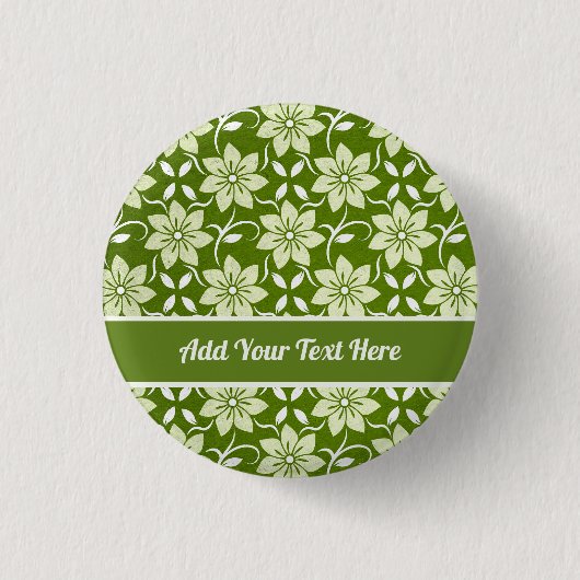 Olivenblüten- Wiederholung Button (Vorderseite)