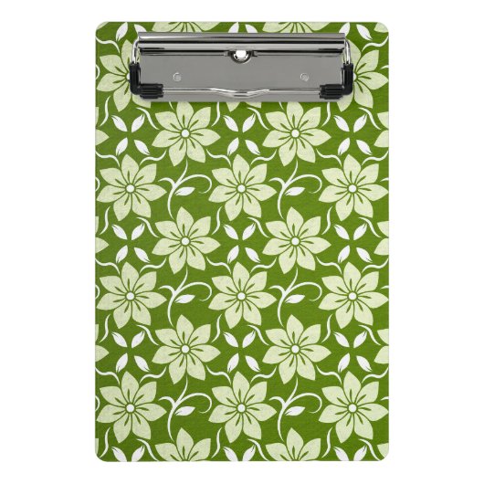 Olivenblüten- Wiederholung Mini Klemmbrett (Vorderseite)