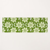 Olivenblüten- Wiederholung Yogamatte (Vorderseite (Horizontal))