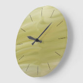 Olivenfarbe Große Wanduhr (Winkel)