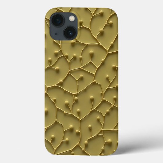 Olivenfarbene organische Textur iPhone-Hülle mit r Case-Mate iPhone Hülle (Rückseite)