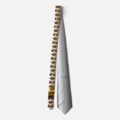 Olivengärten Sonnenuntergang im Herbst Krawatte (Rückseite)