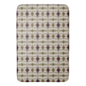 Olivengrün mit Lila Badematte (Vorderseite Vertikal)