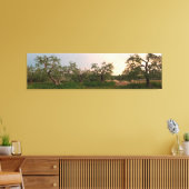 Olivenhain bei Sonnenuntergang, Leinwand drucksvol (Insitu (Wohnzimmer))