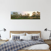 Olivenhain bei Sonnenuntergang, Leinwand drucksvol (Insitu (Schlafzimmer))