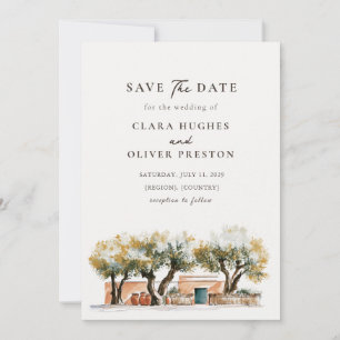 Olivenhain-Landgut nordafrikanische Hochzeit Save The Date