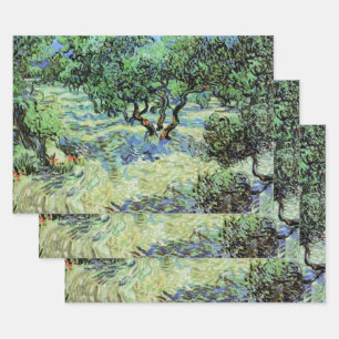 Olivenhain von Vincent van Gogh Geschenkpapier Set