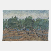Olivenhain von Vincent Van Gogh Geschirrtuch (Horizontal)